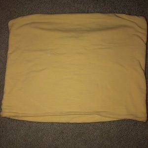 Yellow Brandy Melville Tube Top